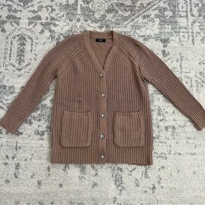 Able Knit Cardigan in Mushroom